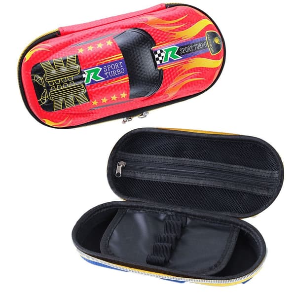 Pennfodral Bil Superbil Pennfodral Organizer Skolmaterial Röd