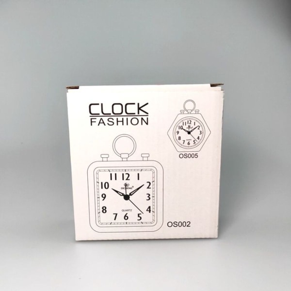 2 stk OS005 Student Silent Alarm Clock Børneværelse Bedside lysende vækkeur (Bl