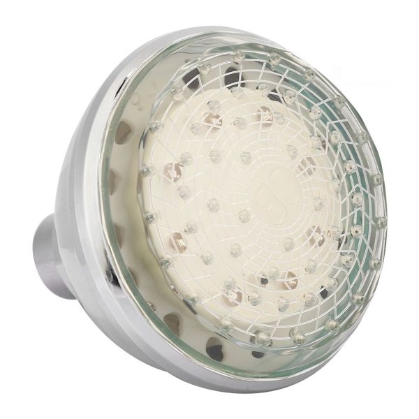G1/2 tommers fargeskiftende LED dusjhode, baderoms dusj KLB