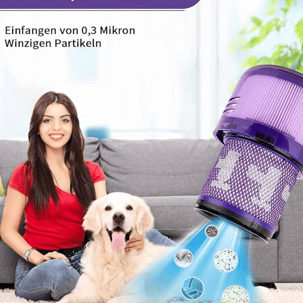 Vaihtosuodatin Dyson V11 SV12 -imuriin ilman Cyclone Animal -lisävarustetta