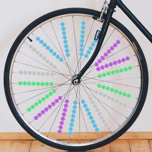 Barncykeltillbehör Cykelhjul Ekrar Korn Lysande Plastklämma - Ekrar K KLB