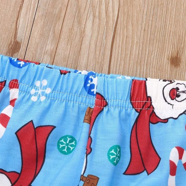 Matchande julpyjamas för familjen, julnattkläder för semester KLB