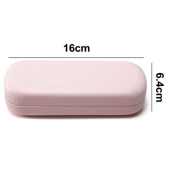 Hard-shell glassboks, bærbar glitterbriller rosa KLB