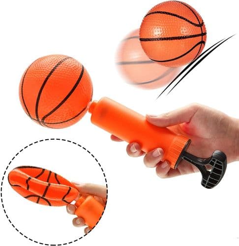 Minibasketbollkorgset med 2 bollar