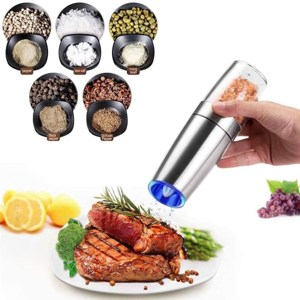 2020 Gravity Pepper Mill Electric, Salt and Pepper Mill