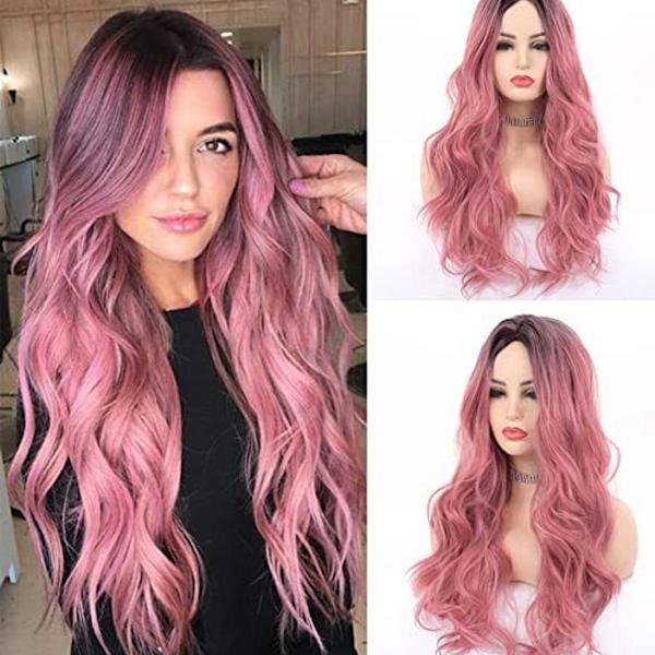 Brun damperuk med rosa gradient