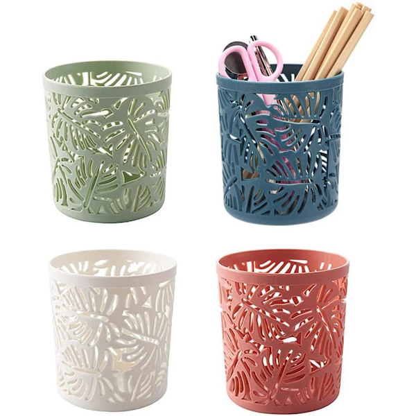 4 stk. Plastik Penholder Mesh Penholder Multifunktionel Penholder