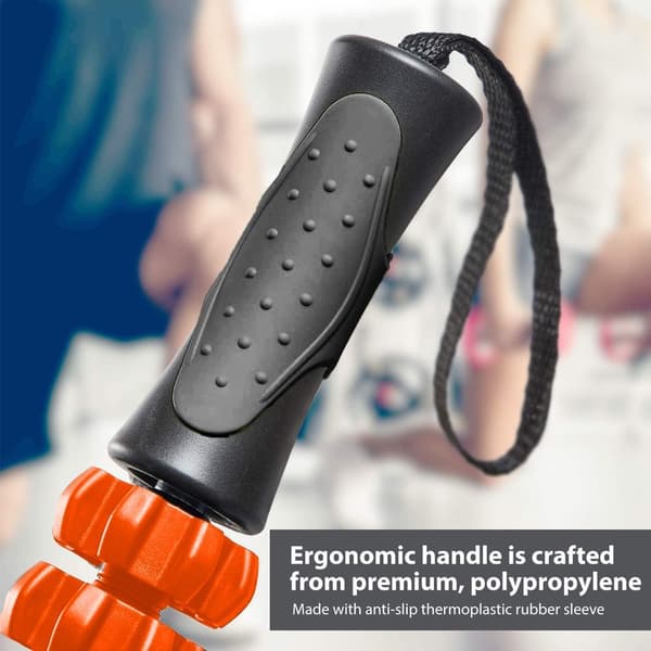 Massage Roller Muskelrulle, Kroppsmassage Slips, Orange
