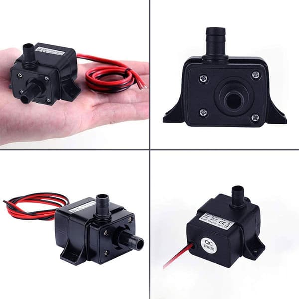 12V DC Mini Vattenpump för stationär dator, Mini Värmare