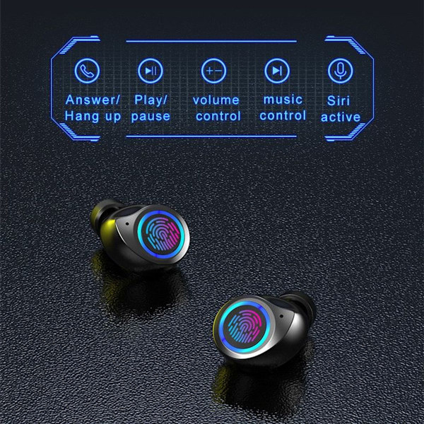 Bluetooth-hörlurar 5.0 Trådlösa Bluetooth Mini In-Ear-hörlurar