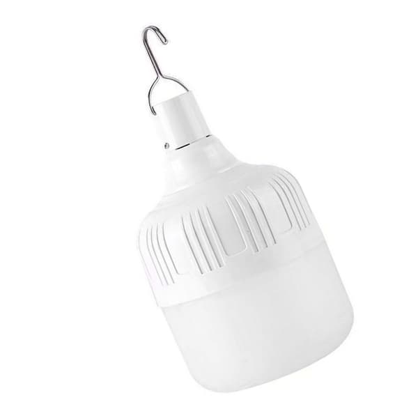 80W 80mm LED Nødlyslampe USB Genopladelig Pære til KLB
