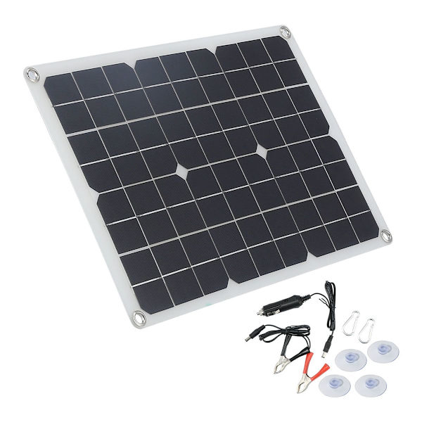 20W 18V USB Solcellepanel Bærbar Sollader KLB