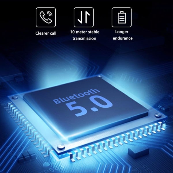 Bluetooth-kuulokkeet, langattomat Bluetooth-kuulokkeet mustat