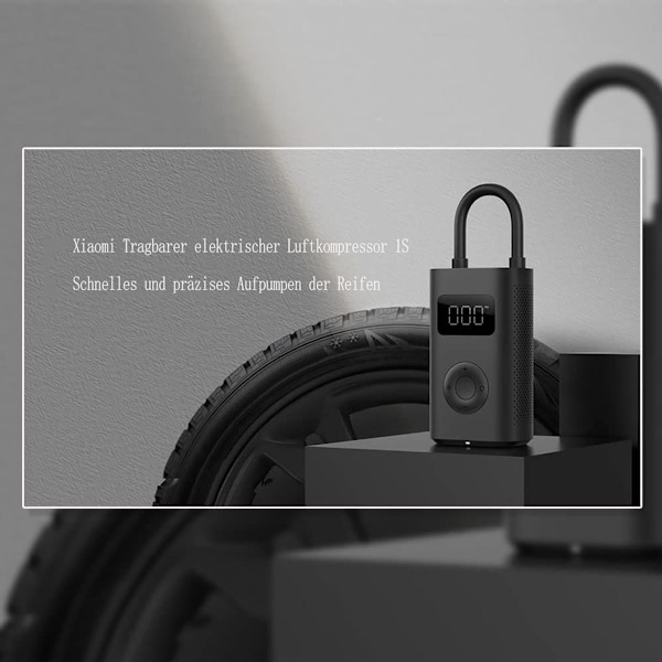 Xiaomi Bärbar Elektrisk Luftkompressor 1S Batteridriven Elektrisk Luft