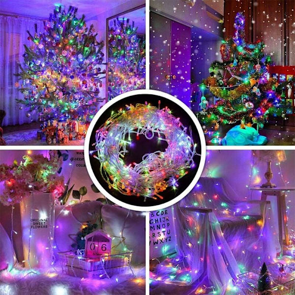 Valoisa karnevaalihäät ulko- ja sisäpuutarhavalaistus - Monivärinen 20M 200 LED KLB