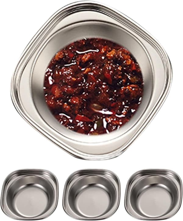 Dyppefat | Gjenbrukbar krydderplate, Krydderfat for sauser, salsa, forrett