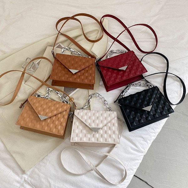 Håndveske for kvinner, høst, messenger bag, liten, diamantformet, firkantet