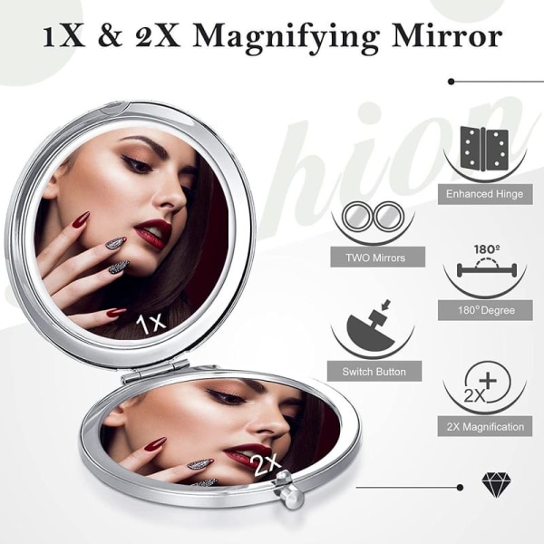 styk forstørrende kompakt kosmetisk spejl