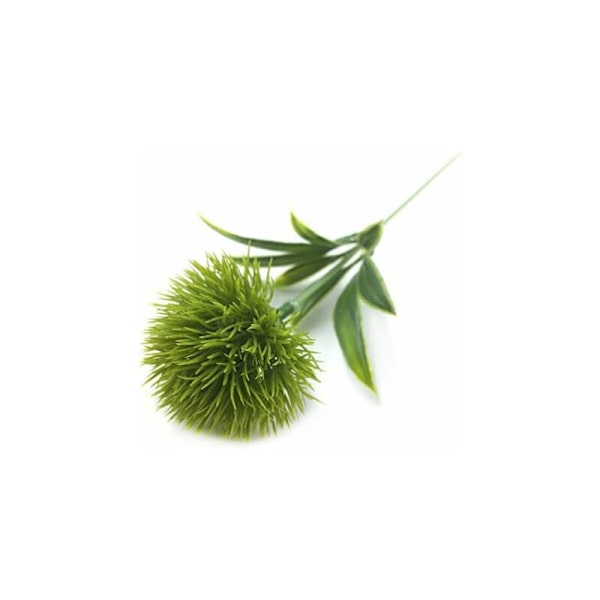 10 st konstgjorda maskrosblommor, plastblommor för heminredning/bröllopsdekoration (grön) KLB