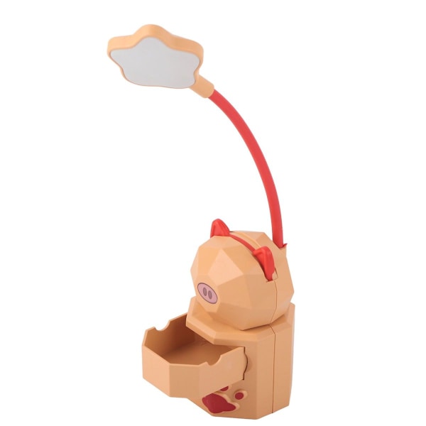 USB-ladet LED-gris bordlampe for barnerom KLB