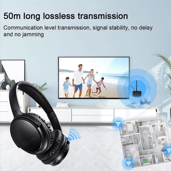 Aktiv støydempende hodetelefoner, over-ear Bluetooth