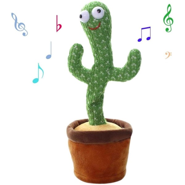 Cactus Plys Legetøj - Electronic Shake Dancing Cactus KLB