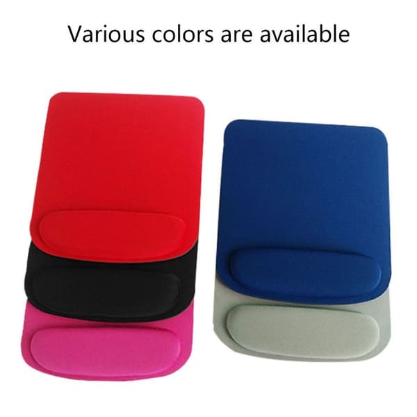 Stykke Musemåtte med Håndledsstøtte Ergonomisk Smertelindring Pink