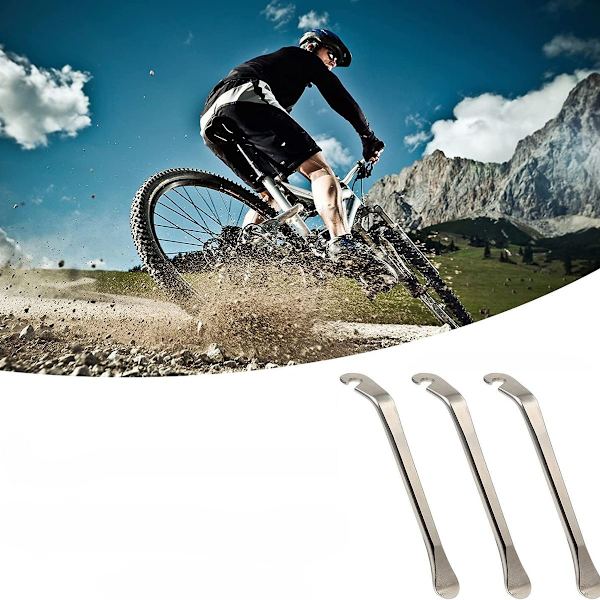 3 st cykel däck spak, metall däck spak, metall däck spak verktyg KLB