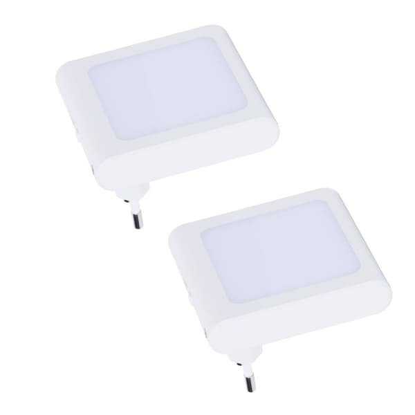2-pak LED-hjemmenattlys Smart Sensor Soverom Nattlys KLB