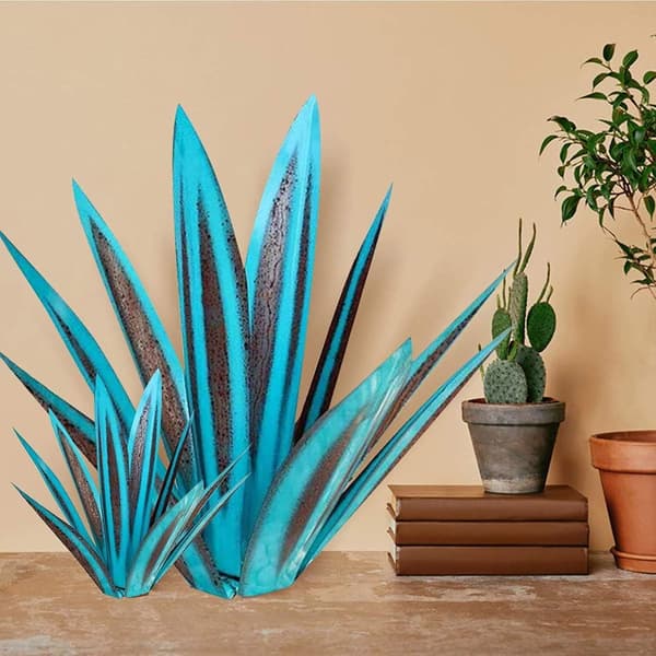 Rustik Tequila Skulptur Trädgård Uteplats Konst Skulptur Heminredning