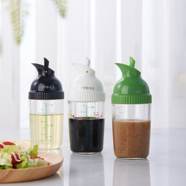 Liten salladsdressing shaker salladsdressing shaker, dressing svart
