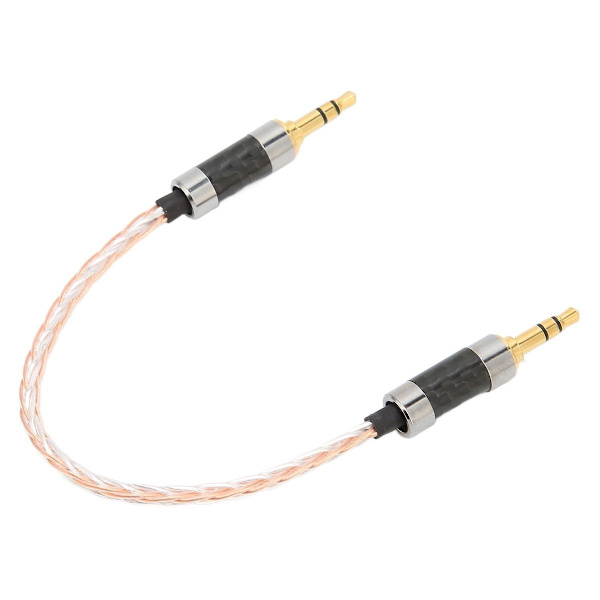 5,9\" 3,5 mm til 3,5 mm Hovedtelefonkabel 8 Core 3,5 mm Aux KLB