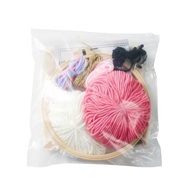 Korssting Kit Broderi Starter Kit DIY Nåle