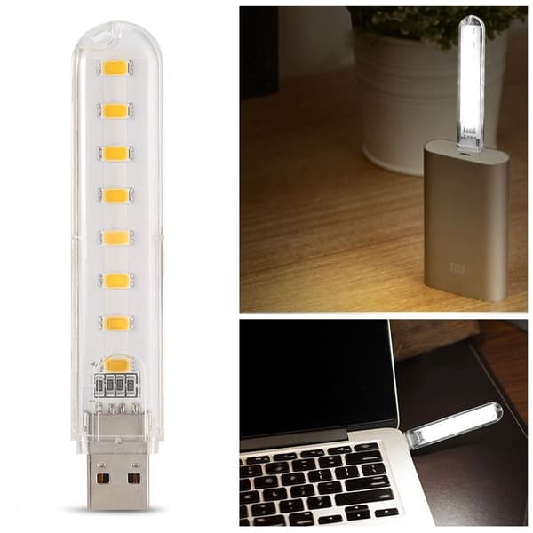 Mini LED nattelys med høj lysstyrke til skrivebord, bog, bærbar computer, læsning KLB