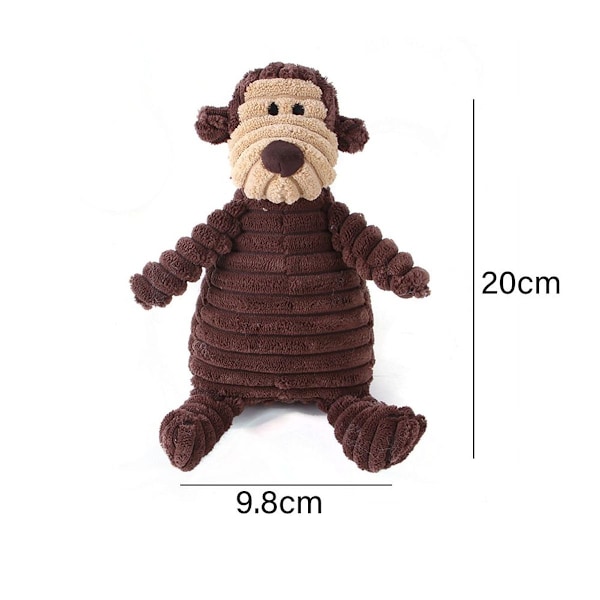 Hund leksak, plysch hund leksak Squeaky mönsterapa KLB