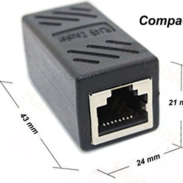 RJ45-liitin Ethernet-kaapelille, 2 kpl