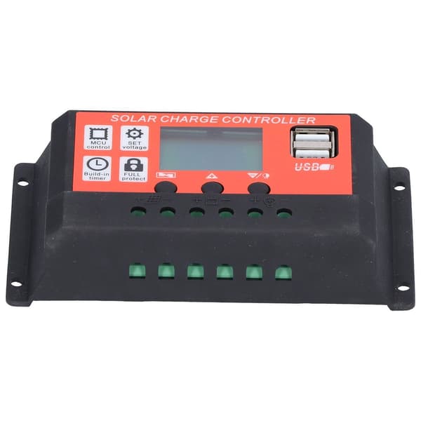 10A 12V/24V PWM LCD Solcelle Ladningsstyring Regler KLB
