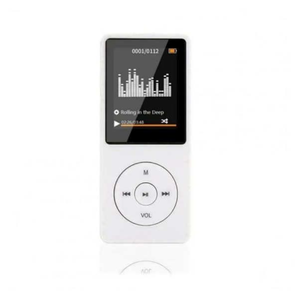 Bärbar Bluetooth MP3-spelare MP4 Extern FM-radio Ultra Tunna hörlurar
