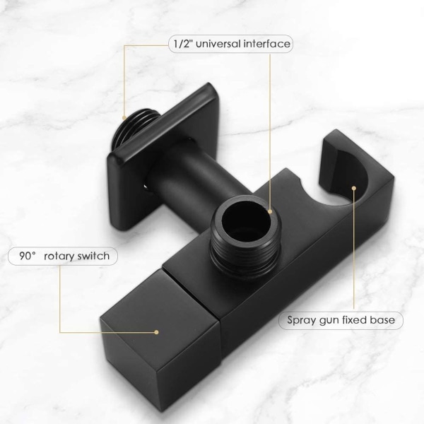 Bidet håndbruser sort håndsprøjte multifunktionel