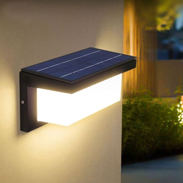 10W Udendørs Havevæg Vandafvisende Solcellelys Specifikation: 6000K