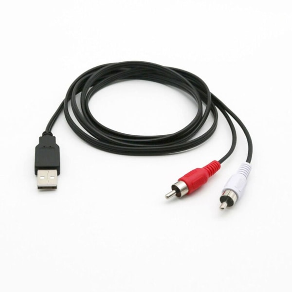 USB - Kolme Lotus AV -kaapeli USB - 3RCA Audio ja Video