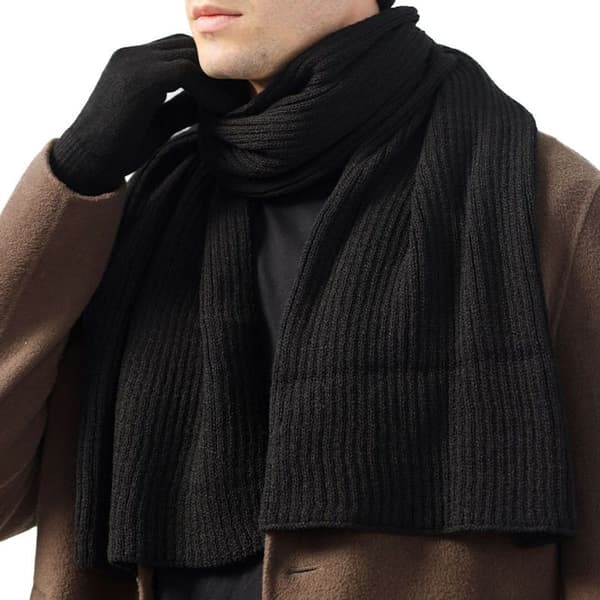 Halsduk Vinter Ren Plesch Herrar Varm Tjockad Ullscarf 1st