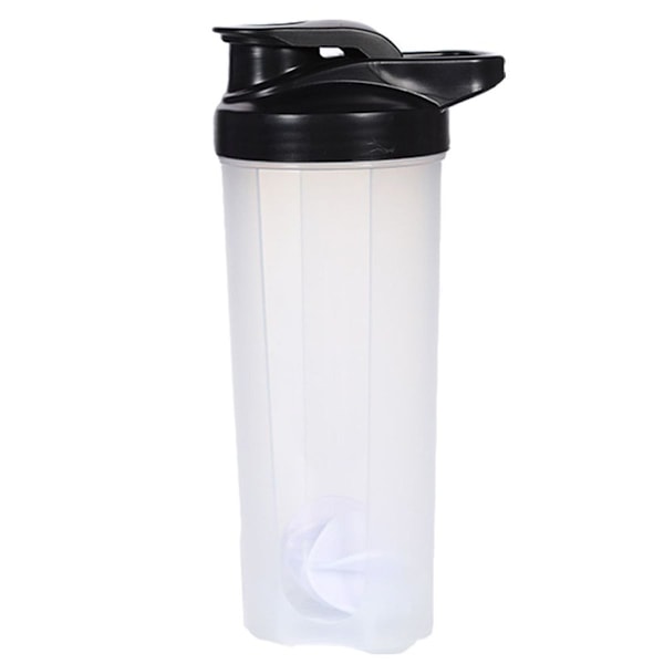 Shakerflaske med motiverende citater, proteinshaker, sort og hvid