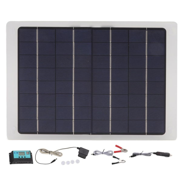 10W solcellepanel-oplader monokrystallinsk 18V 50A dobbelt USB KLB