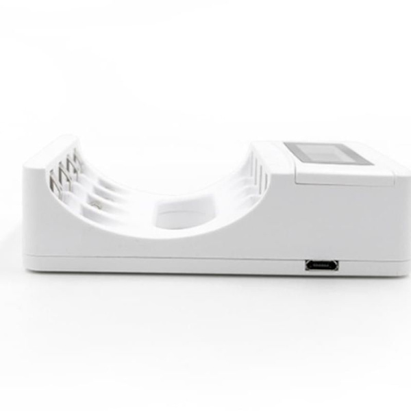 Batterilader 4-spor batterilader LCD batterilader for AA/AAA