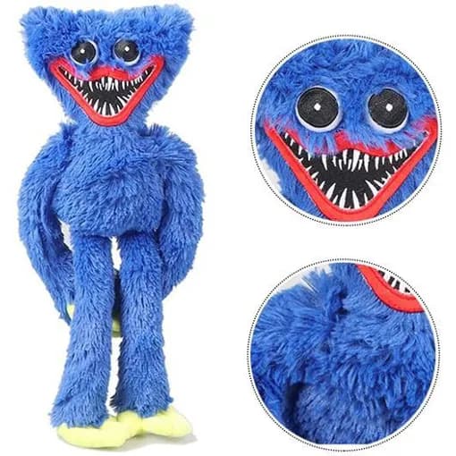 Monster Plyslegetøj - Blå 40cm