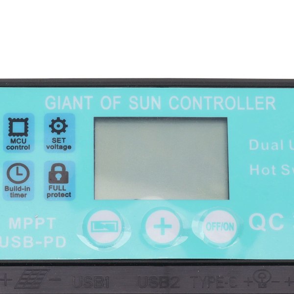 Solar charge controller dobbelt USB-udgang hurtigopladning solar KLB