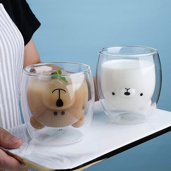 250 ml söt ölmugg kaffekopp tekopp kaffemugg dubbelväggig