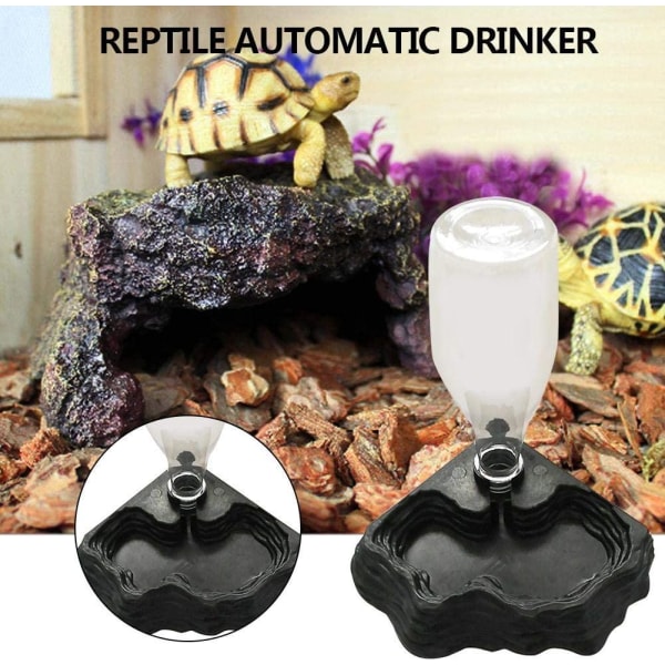 Hamster Skildpadde Krybdyr Automatisk Vandflaske Vanddispenser, Skildpadde Smådyr Vandbeholder, Sifons Hydrering