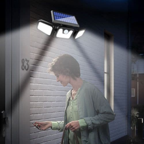 Solcellelamper til udendørs med bevægelsessensor Solcellelamper til udendørs LED